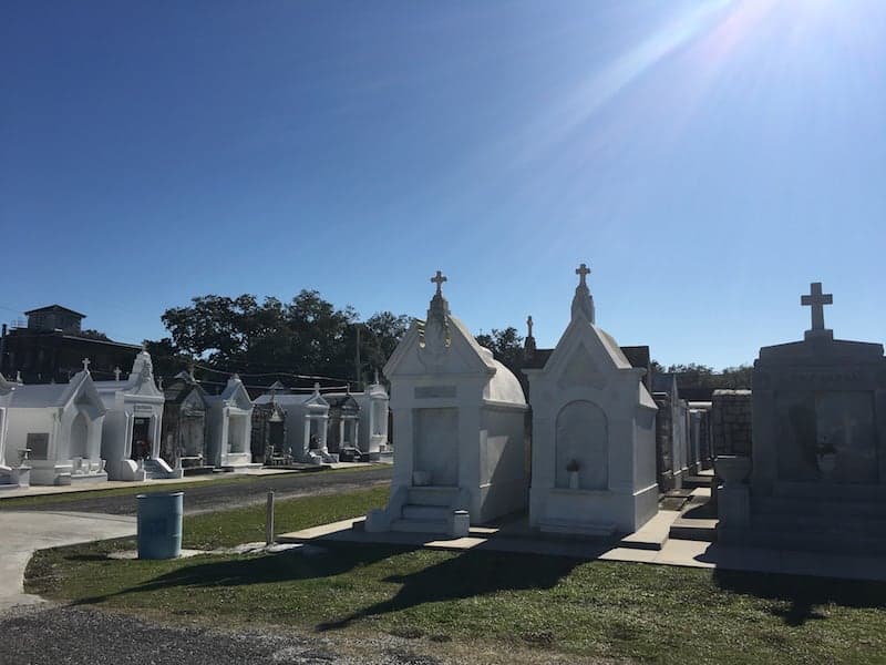 St Louis Cemetery #3 above ground tombs New Orleans LA