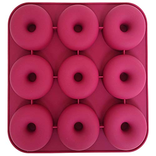 9 Cavity Silicone Donut Pan