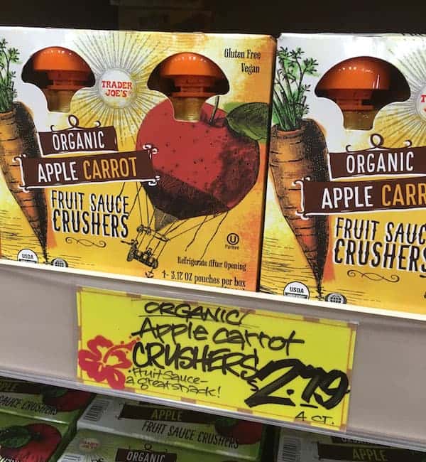 Apple Carrot Fruit Sauce Crushers | Trader Joe's