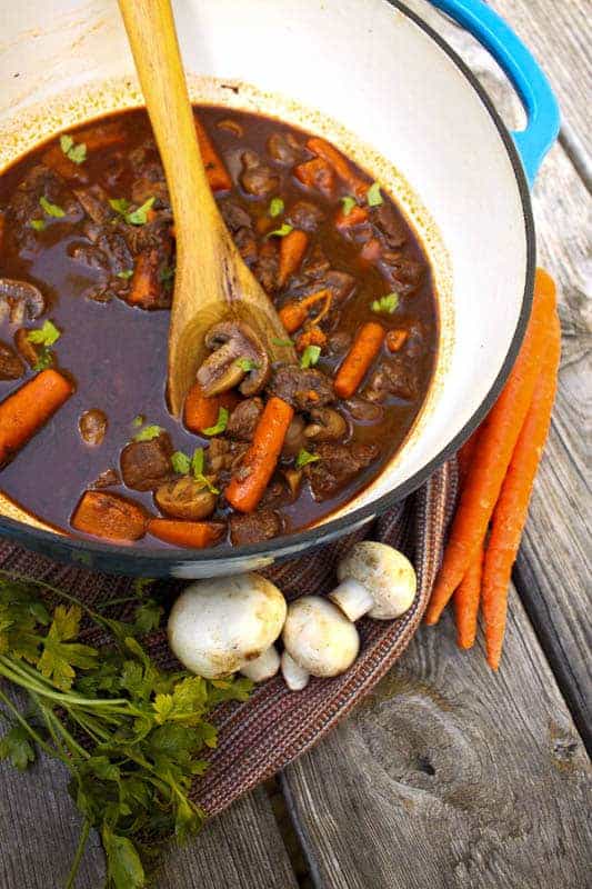 Balsamic Braised Beef Stew Recipe | PaleoScaleo.com