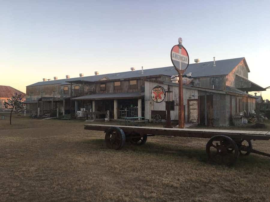 Old farm building at The Shack Up Inn