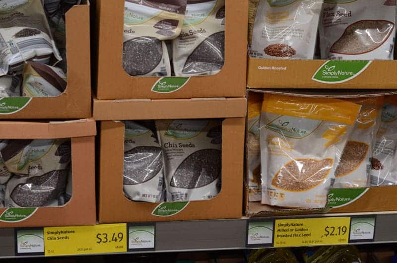 chia seeds at Aldi