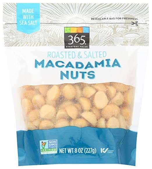 bag of macadamia nuts