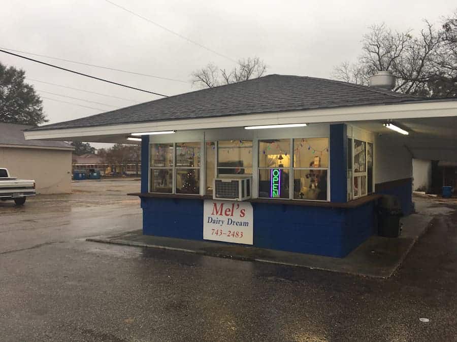 Mel's Dairy Dream storefront of ice cream shop