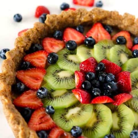 Mixed Fruit Tart with Glaze | PaleoScaleo.com