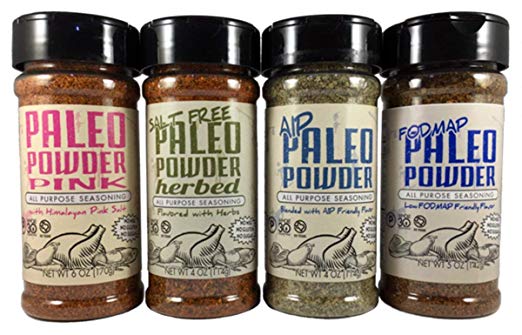 jars of paleo powder seasoning