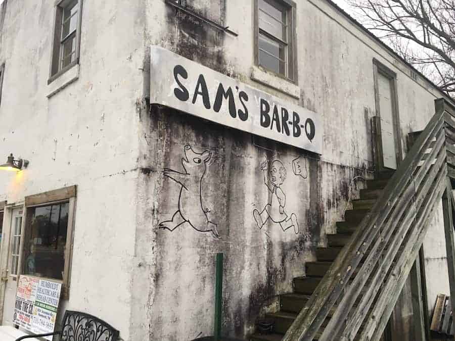 Sams BBQ Building Humbolt TN