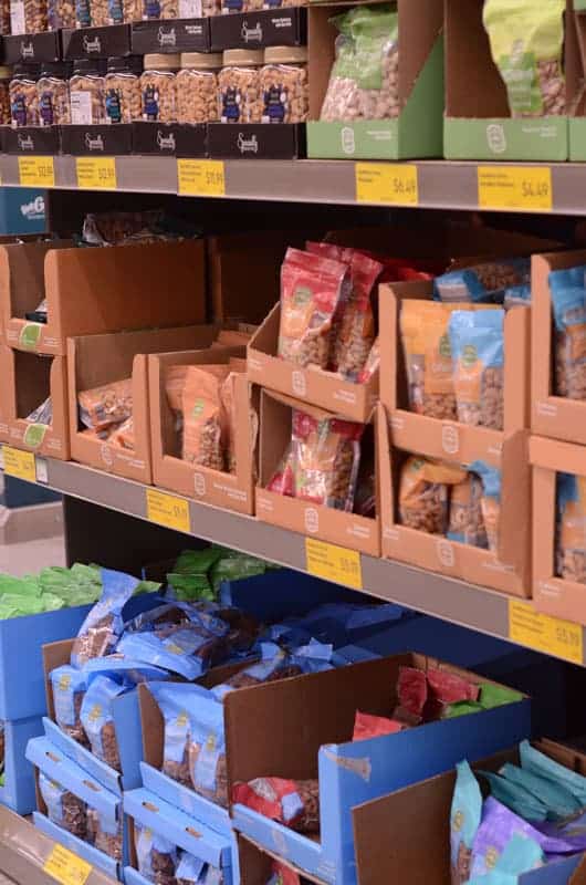 bags of nuts at Aldi