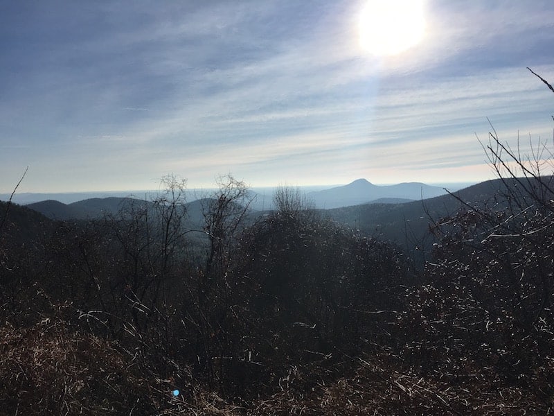 sunrise over mountains