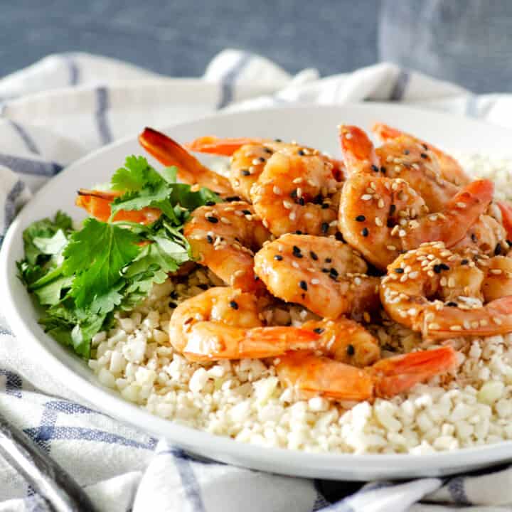 Ginger Teriyaki Whole30 Shrimp