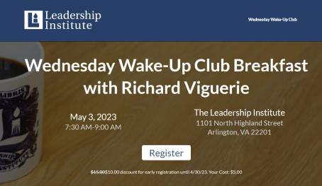Join Me For Breakfast In Person Or Online Next Wednesday, May 3